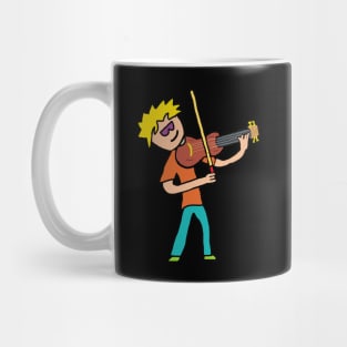 Violinist Playing Violin Mug